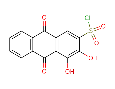 3,4-dihydroxy-9,10-dioxo-2-anthracenesulfonyl chloride