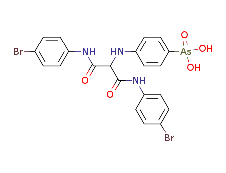 (4-{[bis-(4-bromo-phenylcarbamoyl)-methyl]-amino}-phenyl)-arsonic acid