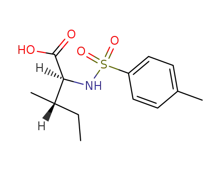 Molecular Structure of 34235-81-9 (N-(P-TOSYL)-L-ISOLEUCINE)