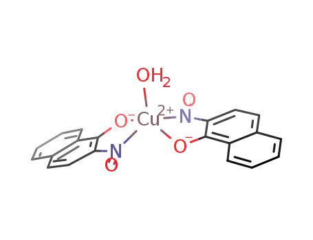 bis(2-nitroso-1-naphtholato)copper(II) monohydrate