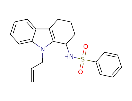 N-(9-allyl-2,3,4,9-tetrahydro-1H-carbazol-1-yl)benzenesulfonamide