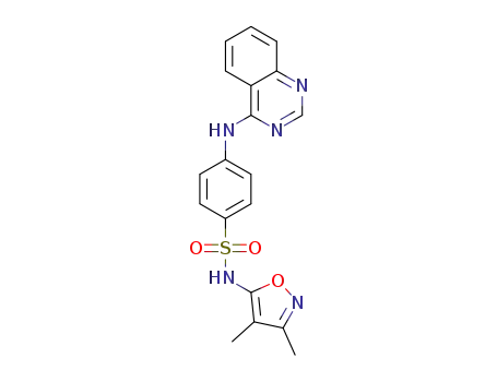 N-(3,4-dimethyl-1,2-oxazol-5-yl)-4-[(quinazolin-4-yl)amino]benzene-1-sulfonamide