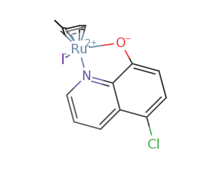 [(η6-p-cymene)Ru(5-chloro-8-hydroxyquinolinato)I]