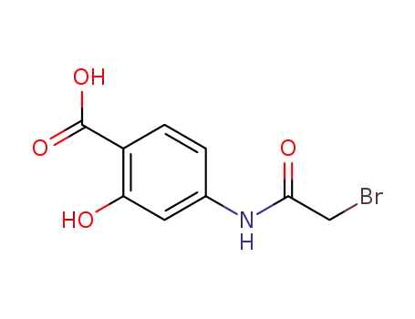 4-(2-bromo-acetylamino)-2-hydroxy-benzoic acid