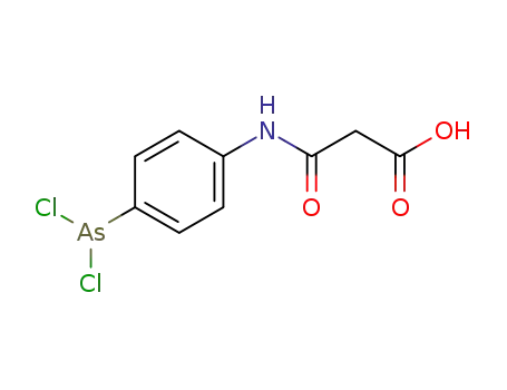 N-(4-dichloroarsino-phenyl)-malonamic acid