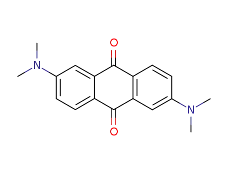 Molecular Structure of 106580-21-6 (9,10-Anthracenedione, 2,6-bis(dimethylamino)-)