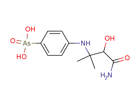 [4-(2-carbamoyl-2-hydroxy-1,1-dimethyl-ethylamino)-phenyl]-arsonic acid