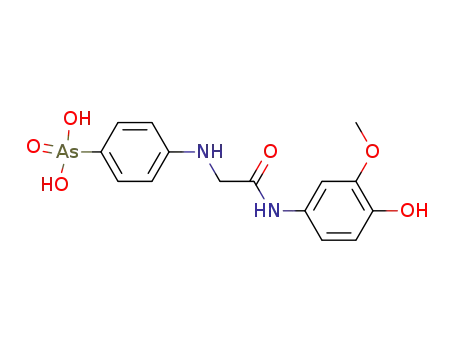 N-(4-arsono-phenyl)-glycine-(4-hydroxy-3-methoxy-anilide)