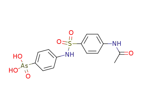 {4-[(N-acetyl-sulfanilyl)-amino]-phenyl}-arsonic acid
