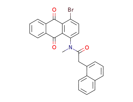 [1]naphthyl-acetic acid-[(4-bromo-9,10-dioxo-9,10-dihydro-[1]anthryl)-methyl-amide]