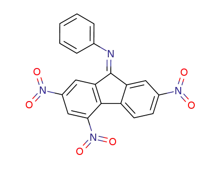 Molecular Structure of 6632-95-7 (N-[(9E)-2,4,7-trinitro-9H-fluoren-9-ylidene]aniline)