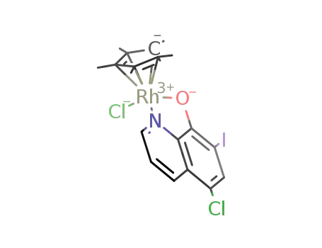 chlorido(5-chloro-7-iodo-8-quinolinolato-k2N,O)(η5-pentamethylcyclopentadienyl)rhodium(III)