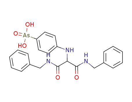 {4-[(bis-benzylcarbamoyl-methyl)-amino]-phenyl}-arsonic acid