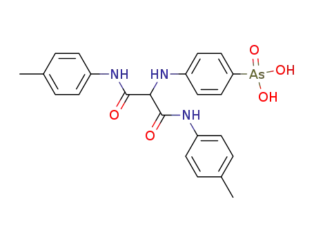 {4-[(bis-p-tolylcarbamoyl-methyl)-amino]-phenyl}-arsonic acid