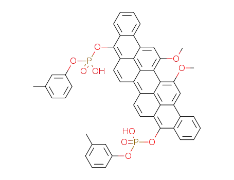 5,10-bis-(hydroxy-m-tolyloxy-phosphoryloxy)-16,17-dimethoxy-anthra[9,1,2-cde]benzo[rst]pentaphene