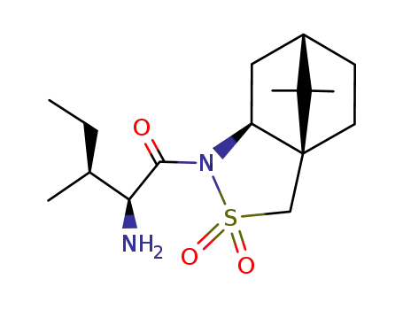 (2S,3S)-2-Amino-1-((1R,5S,7S)-10,10-dimethyl-3,3-dioxo-3λ6-thia-4-aza-tricyclo[5.2.1.01,5]dec-4-yl)-3-methyl-pentan-1-one
