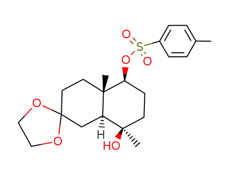 (4'aα,5'α,8'α,8'aβ)-octahydro-4'a,8'-dimethylspiro<1,3-dioxolane-2,2'(1'H)-naphthalene>-5',8'-diol 5'-(4-methylbenzenesulfonate)