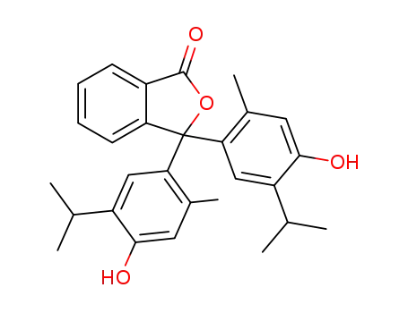 Molecular Structure of 125-20-2 (Thymolphthalein)