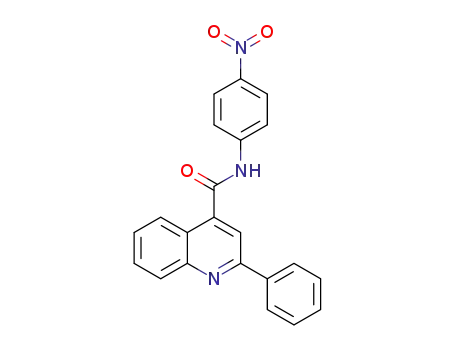 2-phenyl-N-(4-nitrophenyl)-quinoline-4-carboxamide