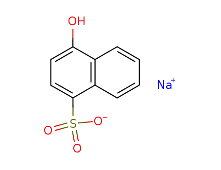Molecular Structure of 6099-57-6 (1-NAPHTHOL-4-SULFONIC ACID SODIUM SALT)