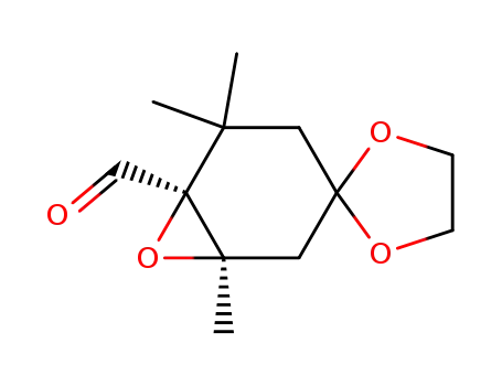 (-)-(1S,2R)-1,2-Epoxy-4,4-(ethylendioxy)-2,6,6-trimethylcyclohexan-1-carbaldehyd
