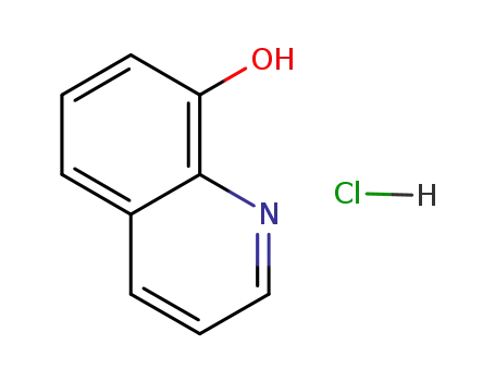 Molecular Structure of 16862-11-6 (8-HYDROXYQUINOLINE HYDROCHLORIDE)