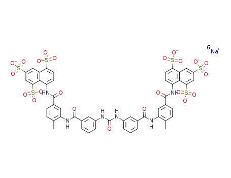 Molecular Structure of 129-46-4 (Suramin sodium)