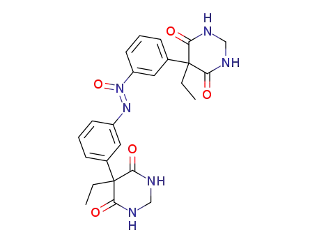 3,3'-bis-(5-ethyl-4,6-dioxo-hexahydro-pyrimidin-5-yl)-azoxybenzene