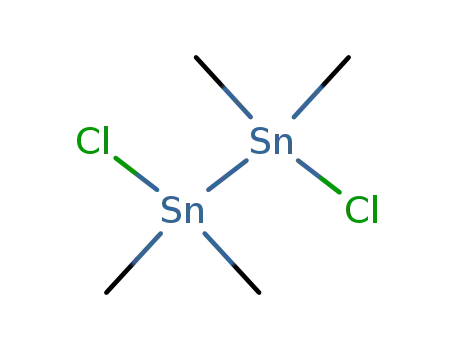 Molecular Structure of 58529-40-1 (Distannane, 1,2-dichloro-1,1,2,2-tetramethyl-)