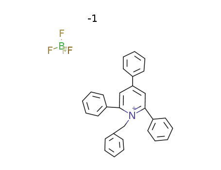 Molecular Structure of 66310-10-9 (N-BENZYL-2,4,6-TRIPHENYL PYRIDINIUM TETRAFLUOROBORATE)
