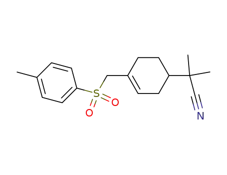 1-(p-tolylsulphonylmethyl)-4-(1-cyano-1-methylethyl)-1-cyclohexene