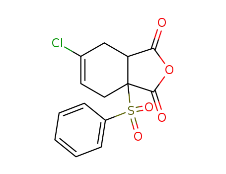 α-(phenylsulfonyl)maleic anhydride-chloroprene adduct