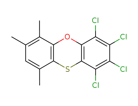 1,2,3,4-tetrachloro-6,7,9-trimethylphenoxathiin