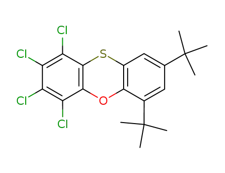 6,8-di-t-butyl-1,2,3,4-tetrachlorophenoxathiin