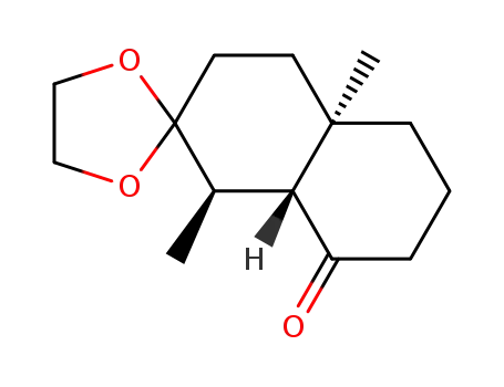 4aβ,8α-Dimethyl-3,4,4a,5,6,8aα-hexahydronaphthalene-1(2H),7(8H)-dione 7-ethylene acetal