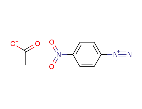 Benzenediazonium, 4-nitro-, acetate