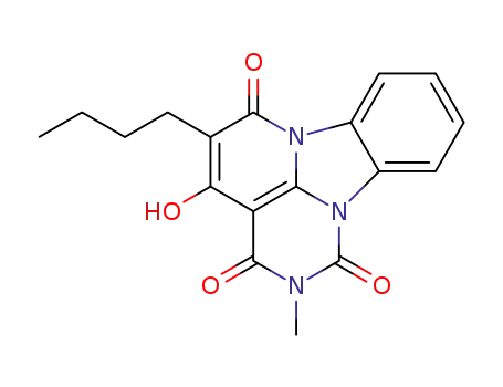 4-Hydroxy-2-methyl-5-butyl-1H,6H-2,6a,10b-triazafluoranthene-1,3,6(2H)-trione