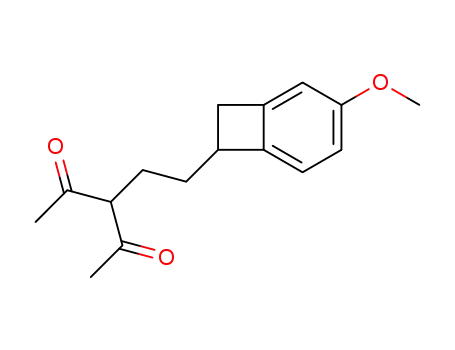 3-acetoxy-5-(4-methoxybenzocyclobutenyl)pentan-2-one