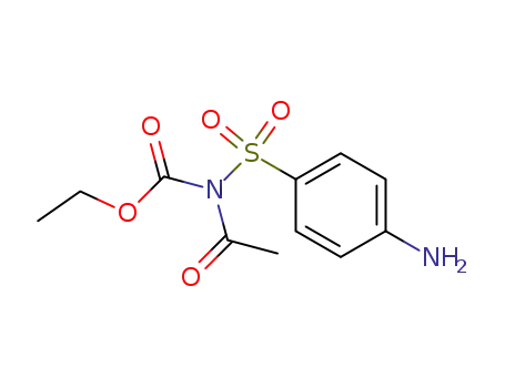 Molecular Structure of 81865-29-4 (ethyl acetyl[(4-aminophenyl)sulfonyl]carbamate)