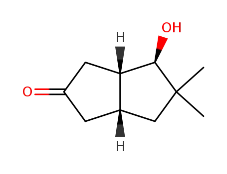 7,7-dimethyl-8α-hydroxy-cis-bicyclo<3.3.0>octan-3-one