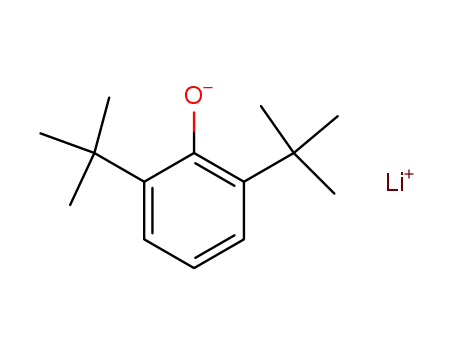 Molecular Structure of 55894-67-2 (Phenol, 2,6-bis(1,1-dimethylethyl)-, lithium salt)