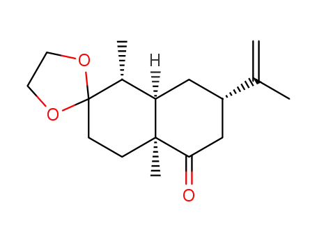 (3S,4aR,5R,8aS)-5,8a-dimethyl-6-(1,3-dioxolan-2-yl)-3-isopropenyl-2,3,4,4a,5,7,8,8a-octahydronaphthalene-1(2H)-one