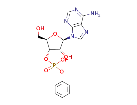 Molecular Structure of 144828-27-3 (adenosine 3'-phosphate phenyl ester)