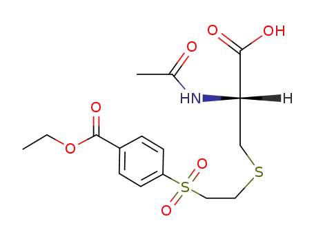 N-Acetyl-S-<2-(4-ethoxycarbonylphenylsulfonyl)ethyl>cystein
