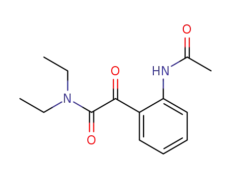 2-(2-acetamidophenyl)-N,N-diethyl-2-oxoacetamide