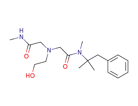 N-(1,1-Dimethyl-2-phenyl-ethyl)-2-[(2-hydroxy-ethyl)-methylcarbamoylmethyl-amino]-N-methyl-acetamide