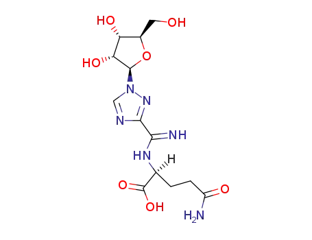 1-β-D-ribofuranosyl-1,2,4-triazole-3-N-(α-carboxy-4'-butyramido)carboxamidine
