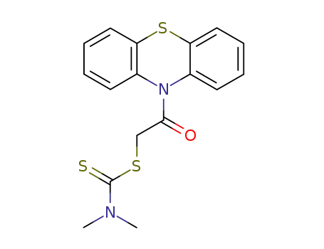 Dimethyl-dithiocarbamic acid 2-oxo-2-phenothiazin-10-yl-ethyl ester