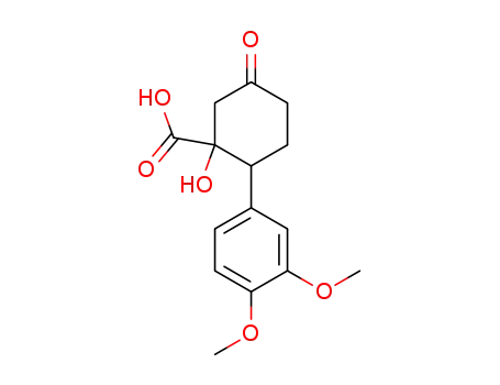 1-carboxy-2-(3',4'-dimethoxyphenyl)-5-oxocyclohexanol