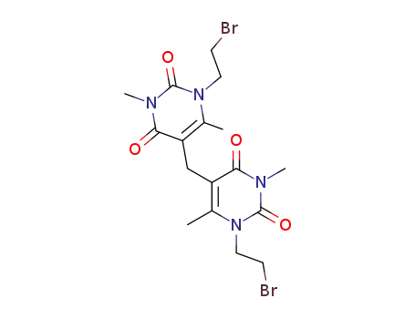 5,5'-methylenebis(1-(2-bromoethyl)-3,6-dimethyl-2,4(1H,3H)-pyrimidinedione)